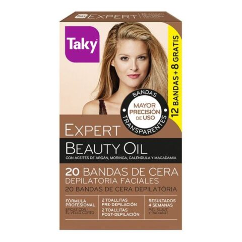 Αποτριχωτικό Κερί Προσώπου Beauty Oil Taky (20 pcs) (20 Μονάδες) (12 Μονάδες)