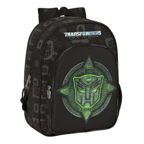 Σχολική Τσάντα Transformers 26 x 34 x 11 cm Μαύρο