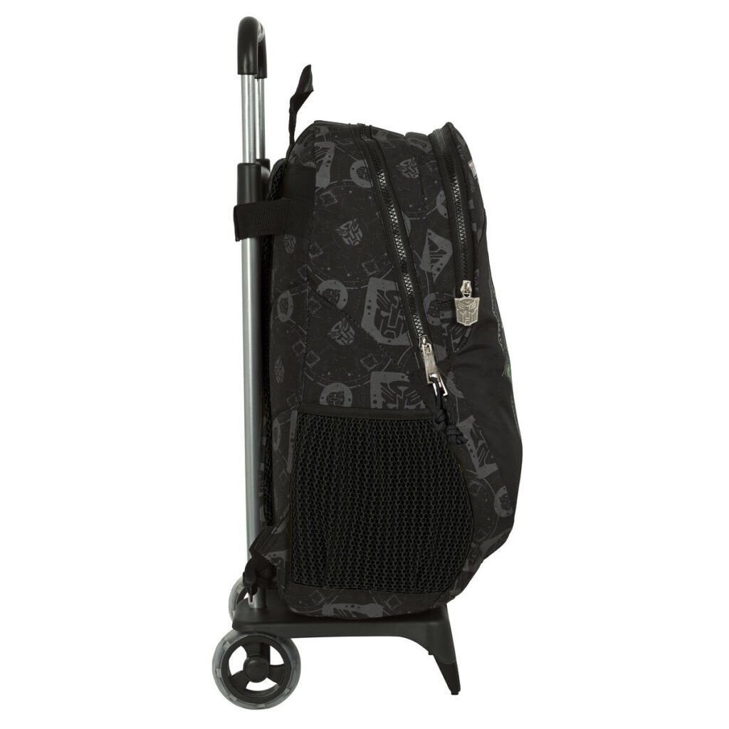 Σχολική Τσάντα με Ρόδες Transformers Μαύρο 32 x 44 x 16 cm