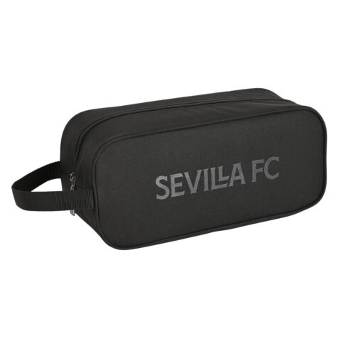 Θήκη Παπουτσιών Ταξιδιού Sevilla Fútbol Club Teen Μαύρο (34 x 15 x 14 cm)