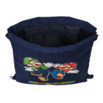 Σχολική Τσάντα με Σχοινιά Super Mario Ναυτικό Μπλε