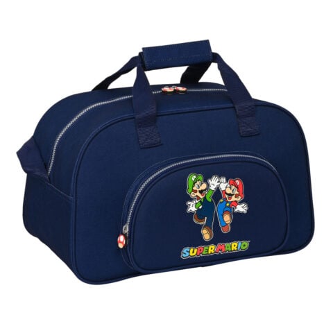 Αθλητική Tσάντα Super Mario 40 x 24 x 23 cm Ναυτικό Μπλε