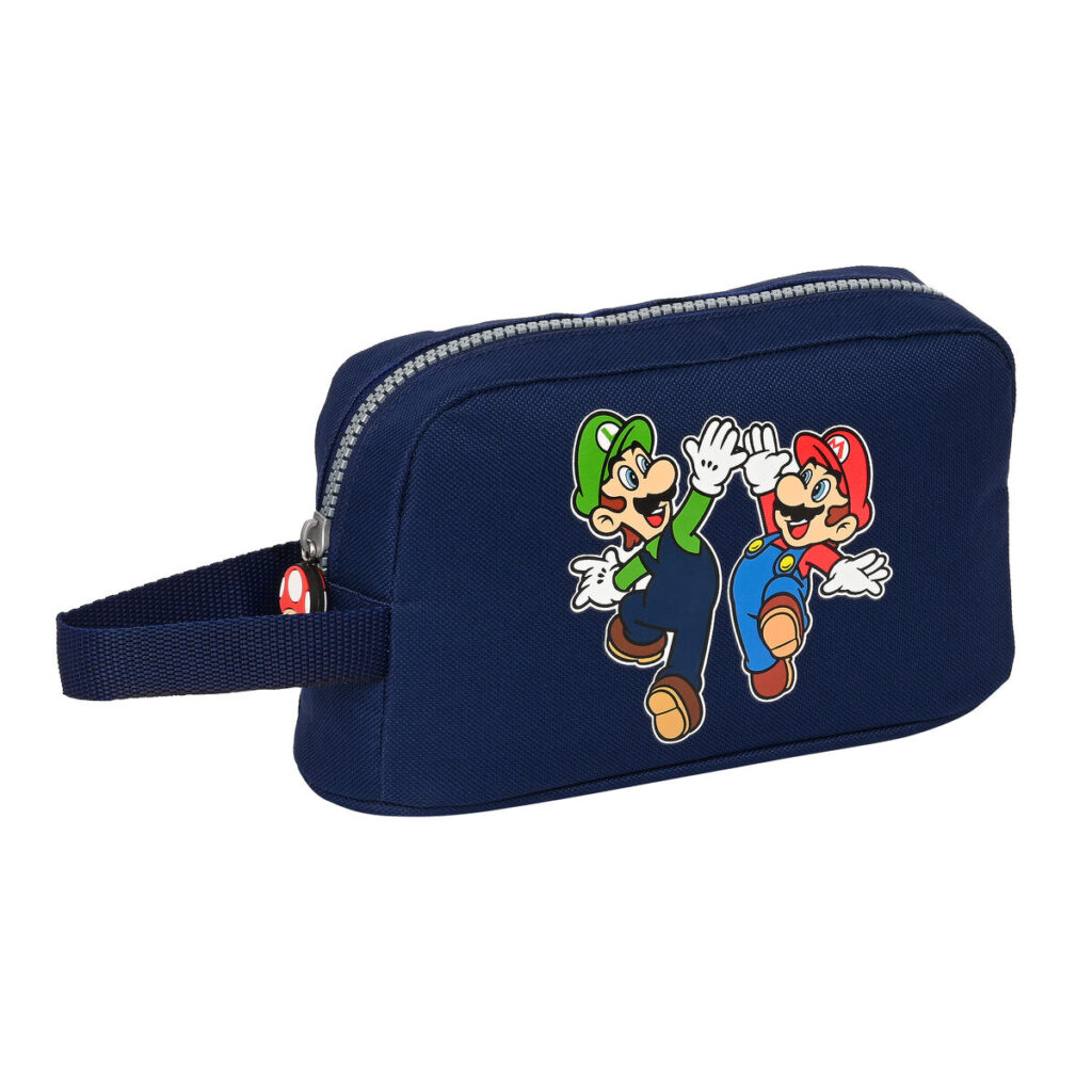 θερμική Θήκη Μεταφοράς Σνακ Super Mario 21.5 x 12 x 6.5 cm Ναυτικό Μπλε