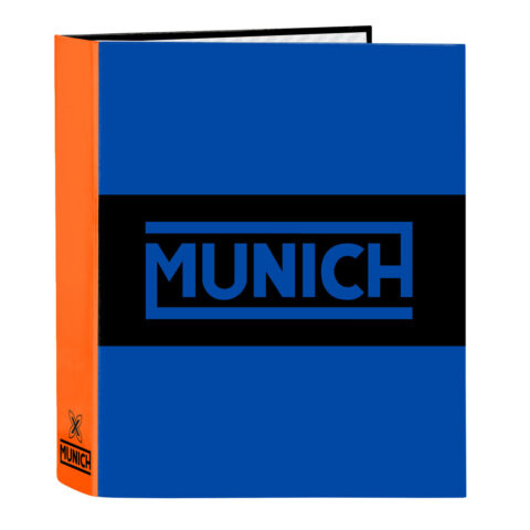 Φάκελος δακτυλίου Munich Submarine Electric μπλε A4 27 x 33 x 6 cm