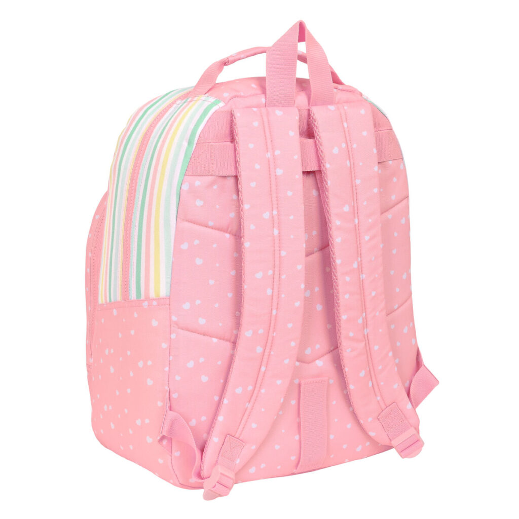 Σχολική Τσάντα BlackFit8 Globitos Ροζ 32 x 42 x 15 cm