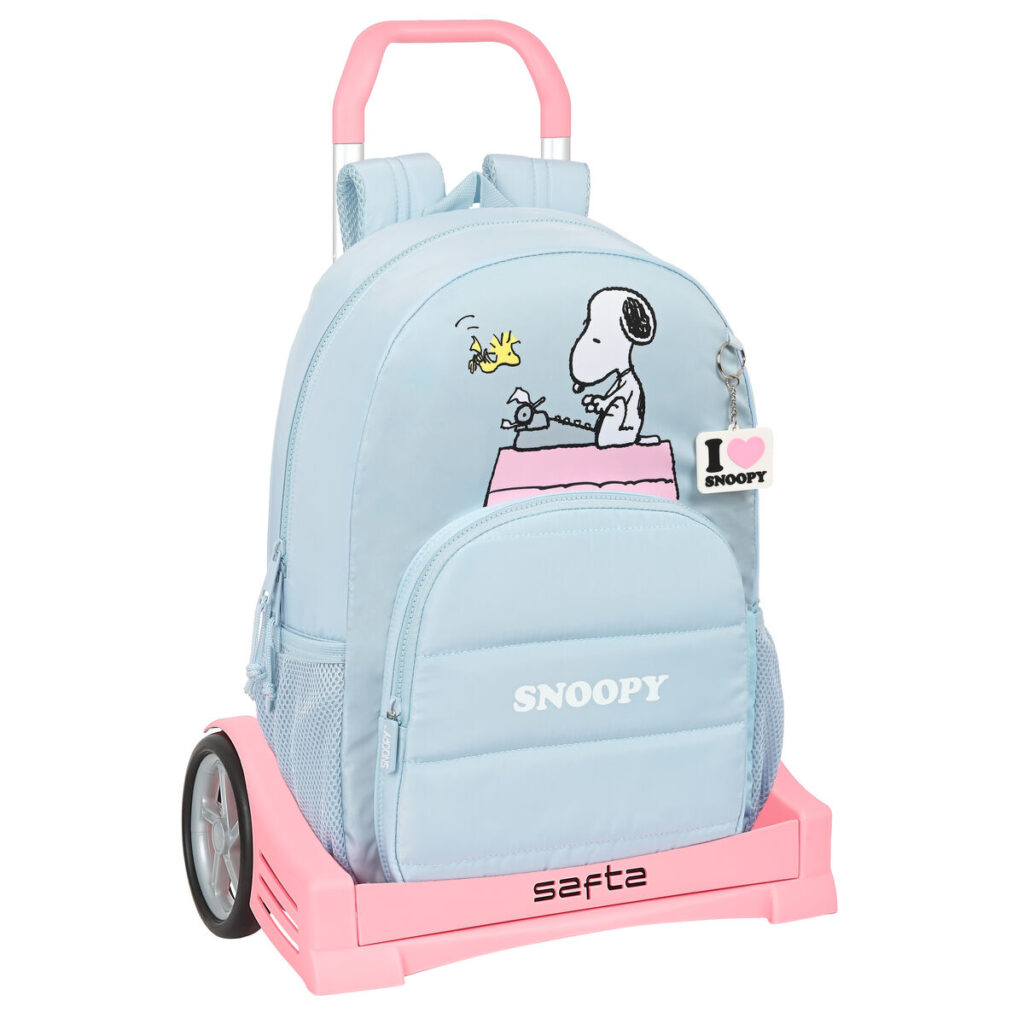 Σχολική Τσάντα με Ρόδες Snoopy Imagine Μπλε 14 L