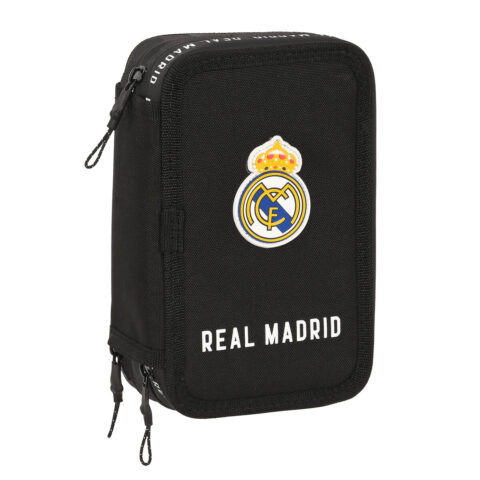 Τριπλή Κσετίνα Real Madrid C.F. Corporativa Μαύρο 12.5 x 20.5 x 6 cm (41 Τεμάχια)
