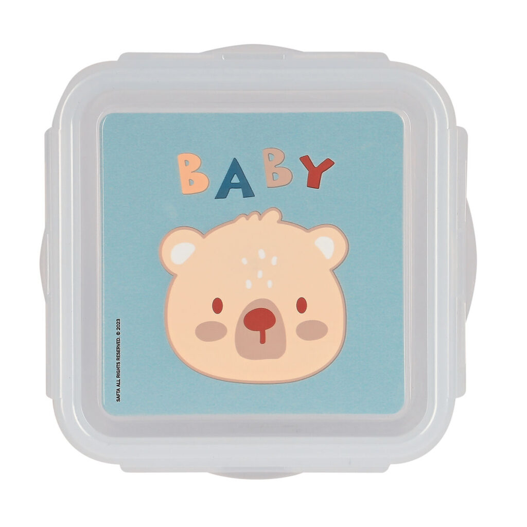 Κυτίο Γεύματος Safta Baby bear 13 x 7.5 x 13 cm Μπλε