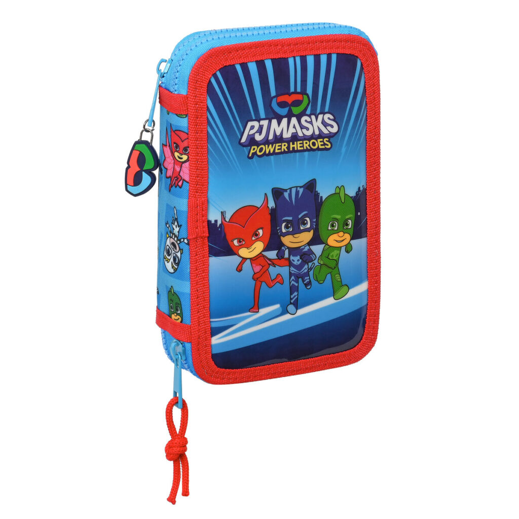 Σακίδιο Πλάτης για τα Μολύβια PJ Masks Μπλε 12.5 x 19.5 x 4 cm (28 Τεμάχια)