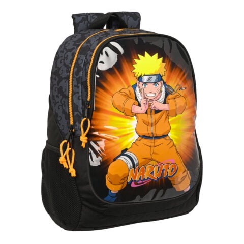 Σχολική Τσάντα Naruto Μαύρο Πορτοκαλί 32 x 44 x 16 cm