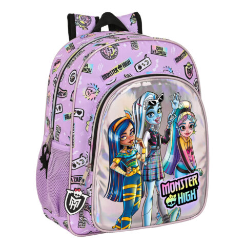 Σχολική Τσάντα Monster High Best boos Λιλά 32 X 38 X 12 cm