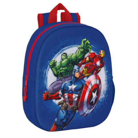 Σχολική Τσάντα The Avengers 3D 27 x 33 x 10 cm Ναυτικό Μπλε