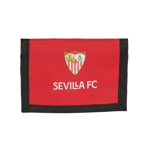Πορτοφόλι Sevilla Fútbol Club Μαύρο Κόκκινο 12.5 x 9.5 x 1 cm