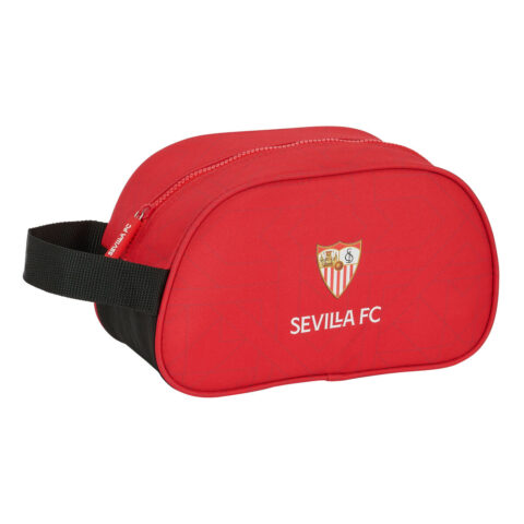 Τσάντα Ταξιδιού Sevilla Fútbol Club Μαύρο Κόκκινο πολυεστέρας 600D 26 x 15 x 12 cm