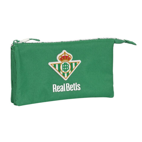 Διπλή Κασετίνα Real Betis Balompié Πράσινο 22 x 12 x 3 cm