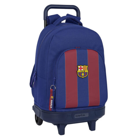 Σχολική Τσάντα με Ρόδες F.C. Barcelona Κόκκινο Ναυτικό Μπλε 33 X 45 X 22 cm