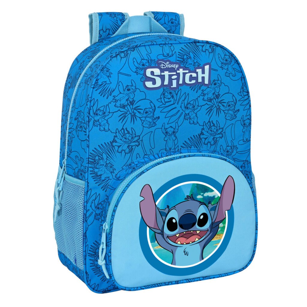 Σχολική Τσάντα Stitch Μπλε 33 x 42 x 14 cm