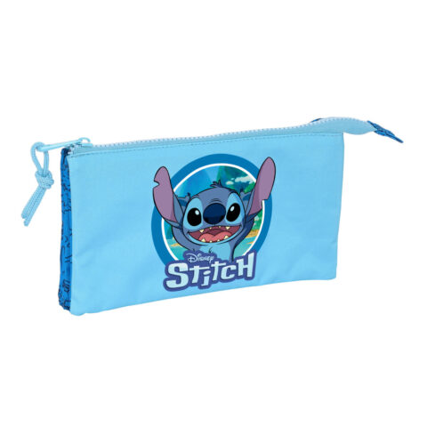 Κασετίνα Stitch Μπλε 22 x 12 x 3 cm
