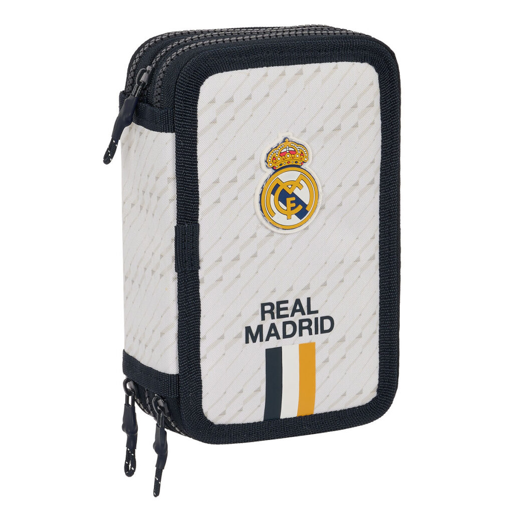 Τριπλή Κσετίνα Real Madrid C.F. Λευκό 12.5 x 19.5 x 5.5 cm (36 Τεμάχια)