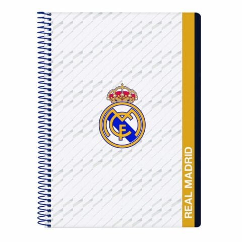 Σημειωματάριο Real Madrid C.F. Λευκό A5 80 Φύλλα
