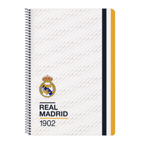 Σημειωματάριο Real Madrid C.F. Λευκό A4 80 Φύλλα
