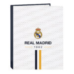 Φάκελος δακτυλίου Real Madrid C.F. Λευκό A4 26.5 x 33 x 4 cm