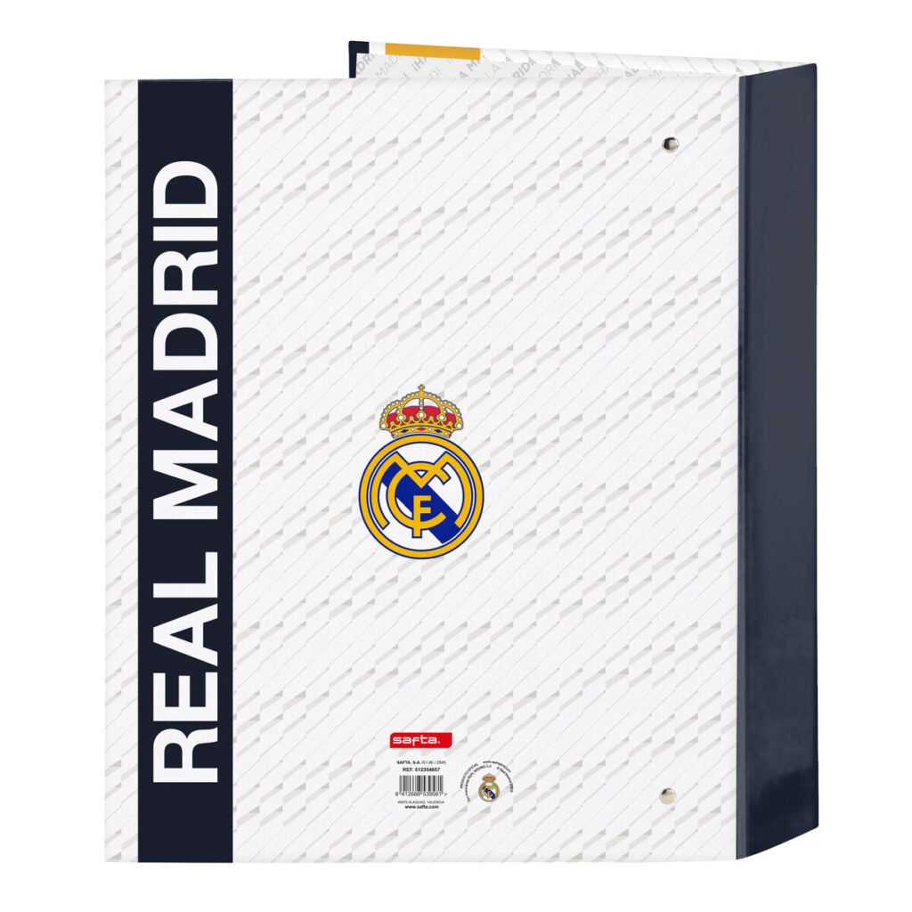 Φάκελος δακτυλίου Real Madrid C.F. Λευκό A4 27 x 33 x 6 cm