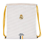 Σχολική Τσάντα με Σχοινιά Real Madrid C.F. Λευκό