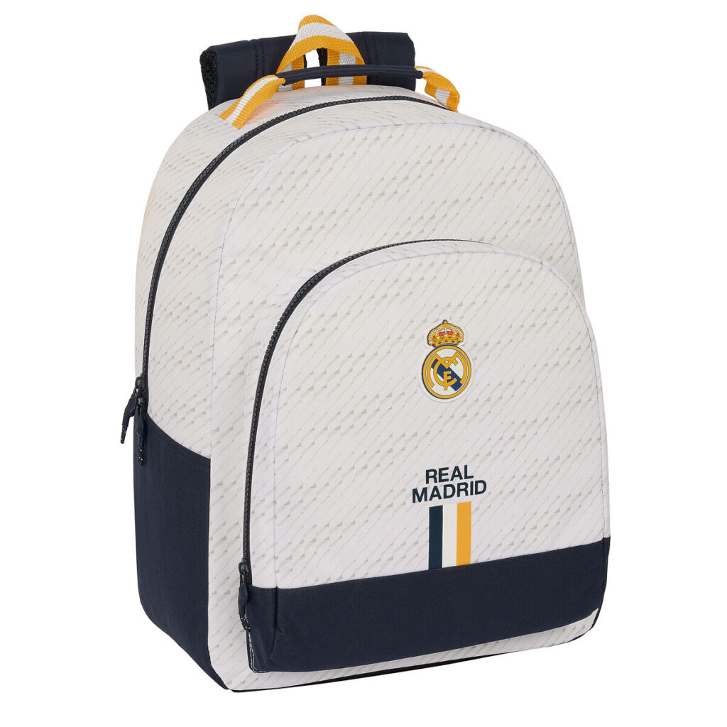 Σχολική Τσάντα Real Madrid C.F. Λευκό 32 x 42 x 15 cm