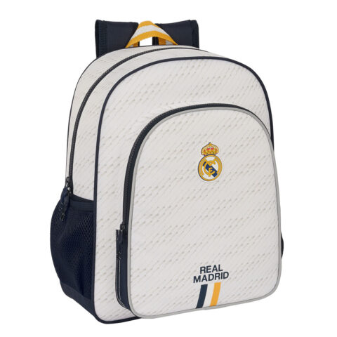 Σχολική Τσάντα Real Madrid C.F. Λευκό 32 X 38 X 12 cm