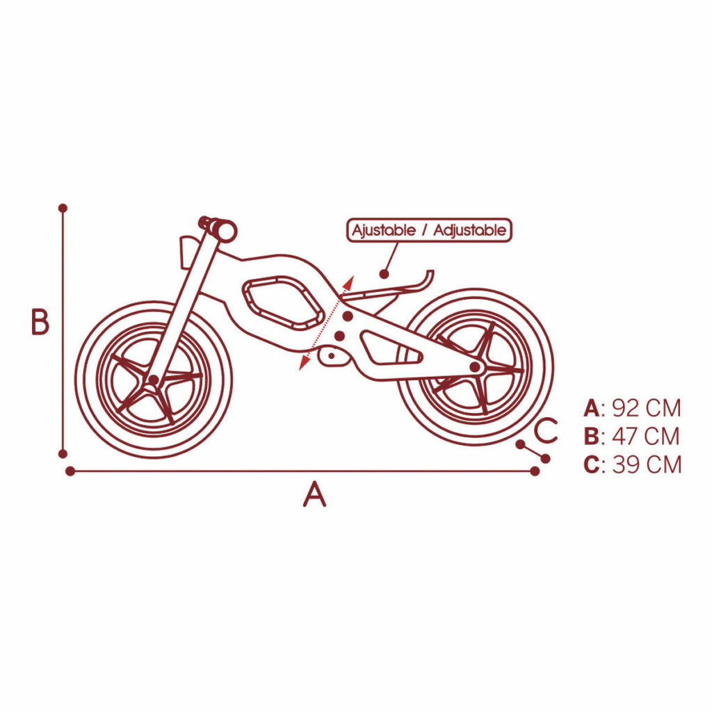 Παιδικό ποδήλατο Woomax Classic 12" Χωρίς πετάλια
