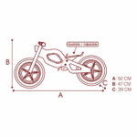 Παιδικό ποδήλατο Woomax Classic 12" Χωρίς πετάλια