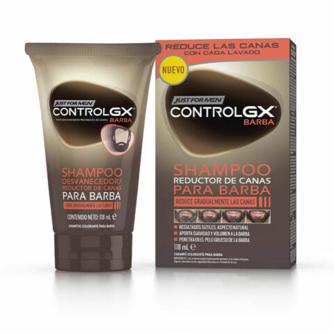 Σαμπουάν για Μούσι Just For Men Control Gx Mειωτής γκρίζων μαλλιών 118 ml