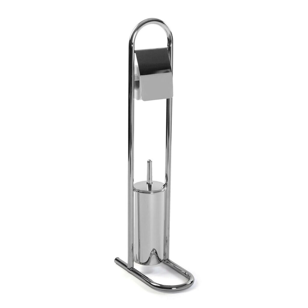 Βούρτσα Τουαλέτας Versa Μέταλλο Chrome (28 x 80 x 16 cm)