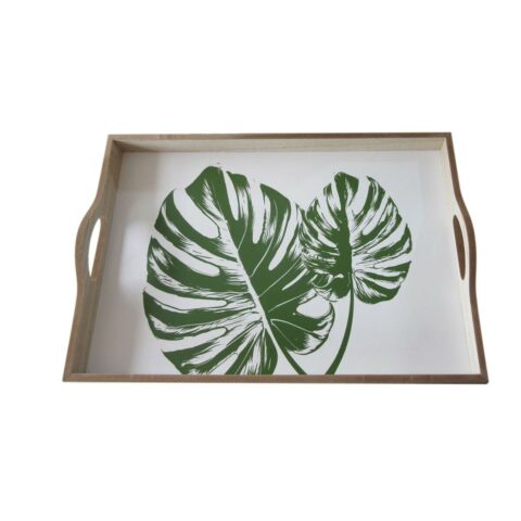 Δίσκος Versa Shelly Πράσινο Ξύλο MDF 30 x 5 x 45 cm