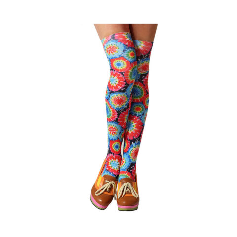 Αποκριάτικες Κάλτσες Πολύχρωμο Hippie