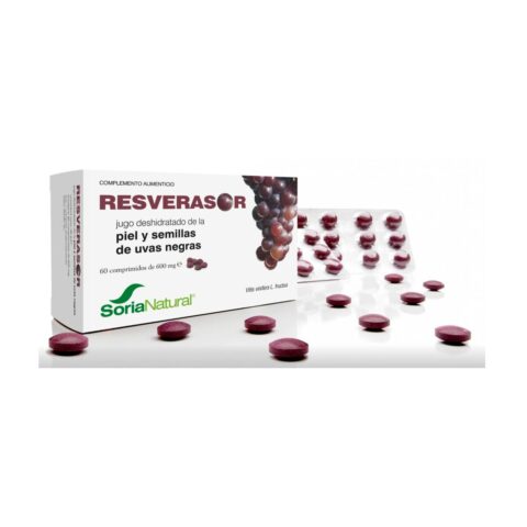 Θεραπεία Προσώπου Ενυδατική Soria Natural Resverasor 600 mg (60 Ταμπλέτες)