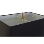 Επιτραπέζιο Φωτιστικό DKD Home Decor Μαύρο Χρυσό Μέταλλο 60 W 240 V 38 x 23 x 78 cm