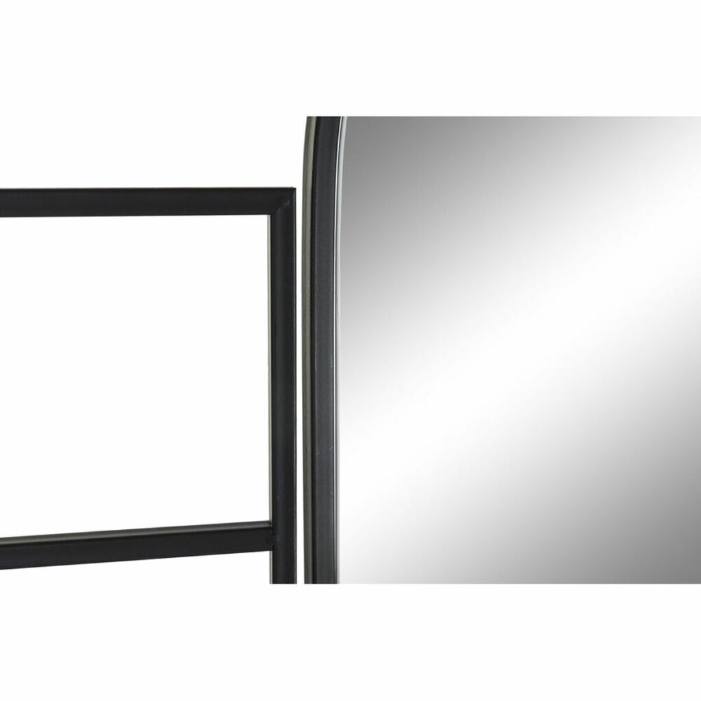 Μόνιμος καθρέφτης DKD Home Decor Μαύρο Πολύχρωμο Μέταλλο Καθρέφτης Κλασική Μετάλλευμα 30 x 40 cm 121 x 1 x 170 cm