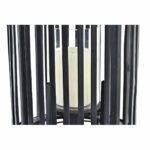 Lanterne DKD Home Decor Κρυστάλλινο Μαύρο Διακοσμητική κανάτα (24 x 24 x 51 cm)
