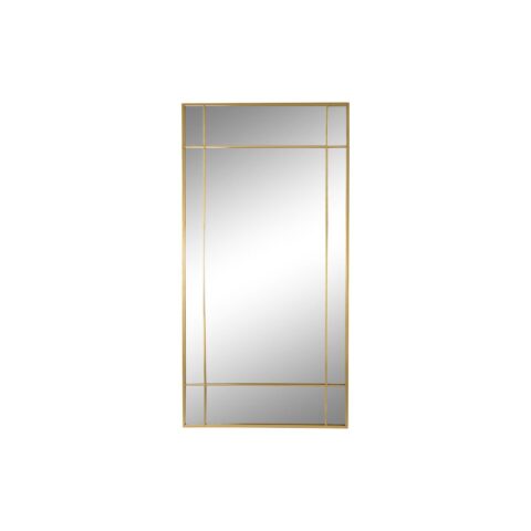 Τοίχο καθρέφτη DKD Home Decor Χρυσό Κρυστάλλινο Σίδερο 90 x 2 x 180 cm