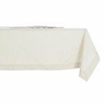 Τραπεζομάντιλο και πετσέτες DKD Home Decor Μπεζ (150 x 150 x 150 cm)