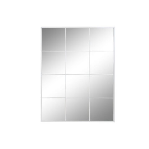 Τοίχο καθρέφτη DKD Home Decor Λευκό Κρυστάλλινο Σίδερο Παράθυρο 90 x 1 x 120 cm