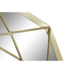 Τοίχο καθρέφτη DKD Home Decor 50 x 5 x 52 cm Κρυστάλλινο Χρυσό Σίδερο