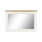 Τοίχο καθρέφτη DKD Home Decor Καφέ Μπεζ Κρυστάλλινο Ρομαντικό 90 x 4 x 60 cm