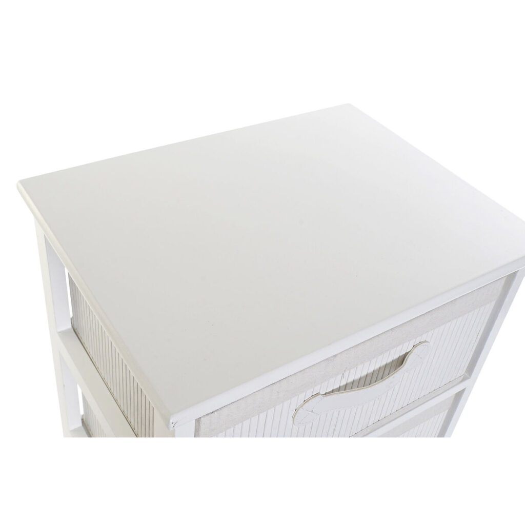 Σιφονιέρα DKD Home Decor Λευκό Διακοσμητική κανάτα Ξυλο παουλόβνια 42 x 32 x 45 cm