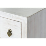 Σιφονιέρα DKD Home Decor Λευκό Φυσικό Έλατο Ξύλο MDF Ανατολικó 63 x 27 x 101 cm