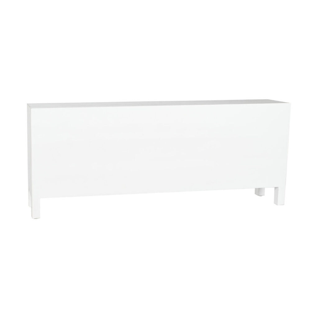 Τηλεόραση DKD Home Decor Λευκό Φυσικό Έλατο Ξύλο MDF 130 x 24 x 51 cm