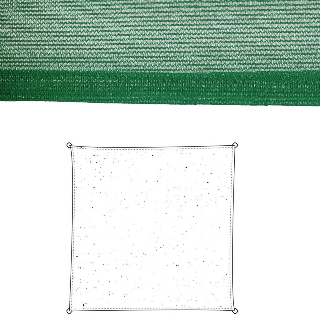 Η σκιά πλέει Τέντα Πράσινο πολυαιθυλένιο 300 x 300 x 0