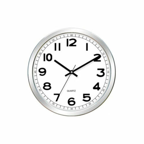 Ρολόι Τοίχου Timemark Ασημί Ψηφιακό 30 x 30 cm